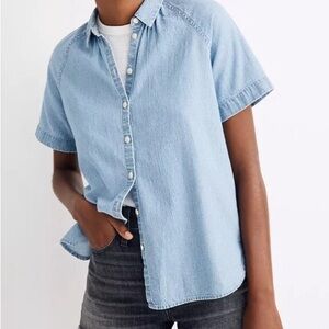 Madewell “Tidal” Chambray Denim Button Down Shirt